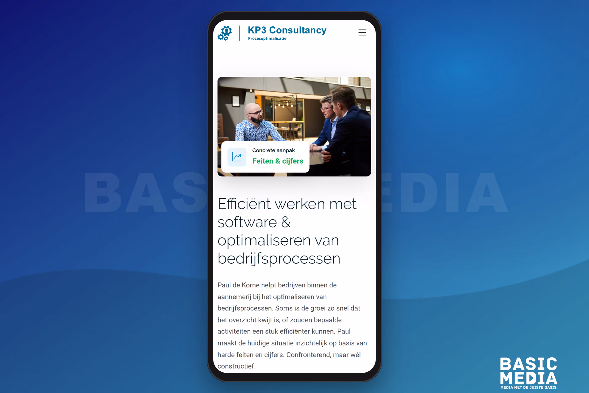 Ook op mobiel overzichtelijk
